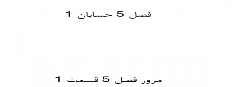 مرور فصل 5 حسابان 1 قسمت 1